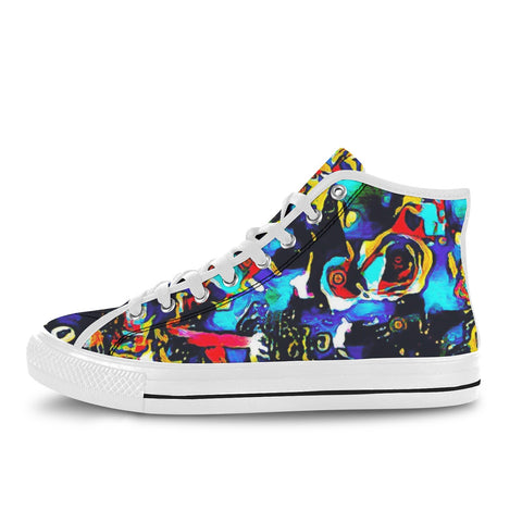 'Galaxa' Women's 'Vancouver' High Top Boots (White)