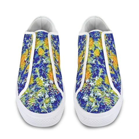 'Summer Basket' (White) 'Seattle' Men's Trainers