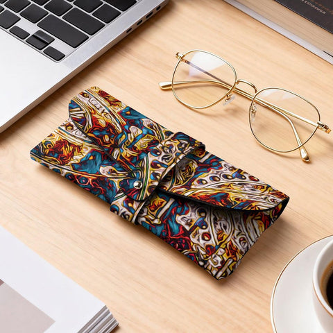 'Boilerplate' Faux Leather Glasses Case