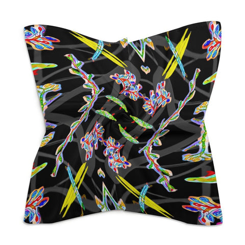 'Regenesis' (Black Edit) Poly Scarf Square