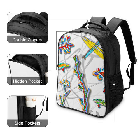'Regenesis' (White Edit) Nylon Backpack