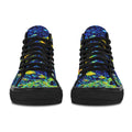 'Wild Poppies' (Black) Women's 'Vancouver' High Top Boots