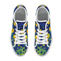 'Wild Poppies' (White) 'Seattle' Men's Trainers