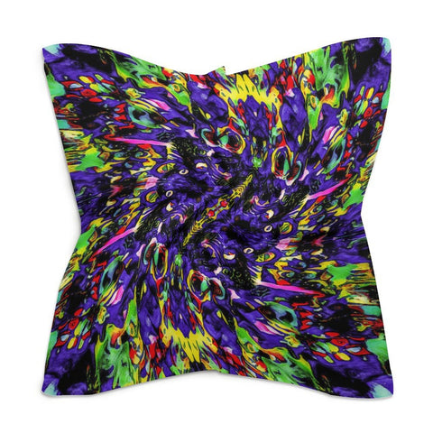 'Purple Haze' Poly Scarf Square
