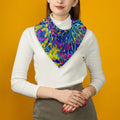 'Agapanthus' Poly Scarf Square