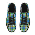 'Yorkshire Tartan' (Black) 'Seattle' Men's Trainers