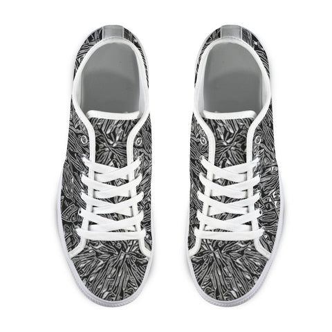 'Filament' (White Trim) Women's Canvas Plimsolls