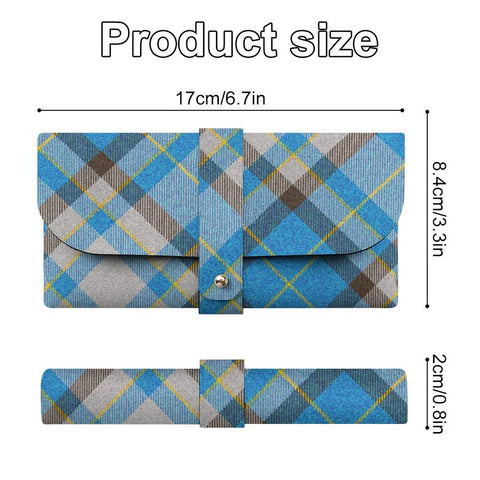 'Yorkshire Marine' (Slant) Faux  Leather Glasses Case