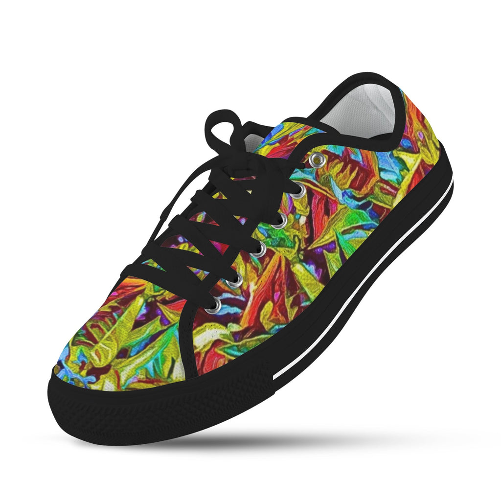 'Tropica' (Black Trim) Seattle Low Top Women's Shoes (Model 1013-6)