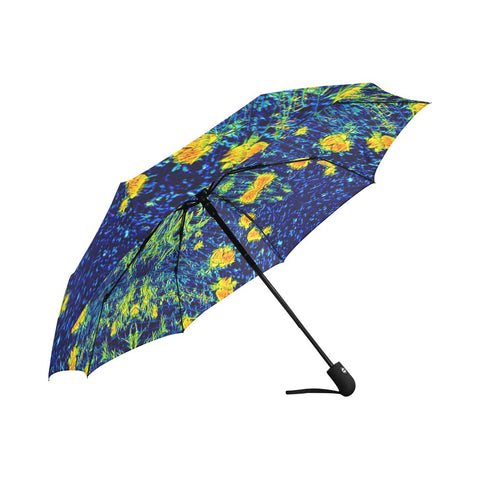 'Wild Poppies' Auto-Foldable Umbrella