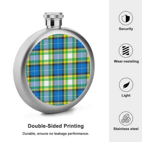 'Yorkshire Tartan' (Heritage) Hip Flask