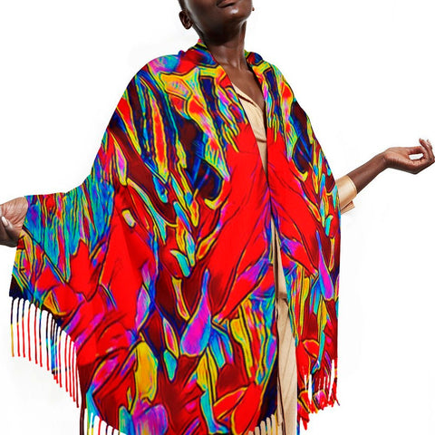 'Soulwood' Tassel Fleece Scarf