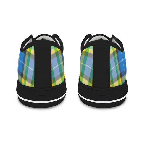 'Yorkshire Tartan' (Black) 'Seattle' Men's Trainers