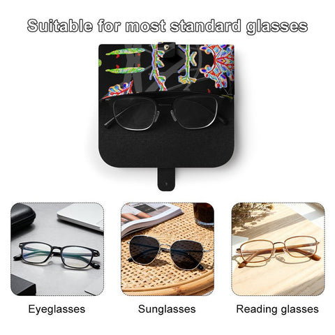 'Regenesis' (Black Edit) Faux Leather Glasses Case