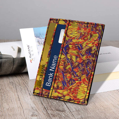 'Peony' Faux Leather Cardholder