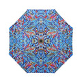 'Clematis Sapphire' Auto-Foldable Umbrella