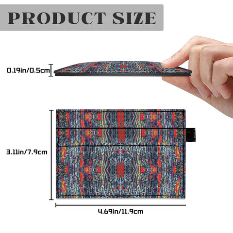 'Graphite' Faux Leather Cardholder