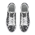 'Liquorice' (White Trim) Women's Canvas Plimsolls