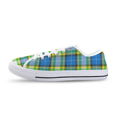 'Yorkshire Tartan' (White) 'Seattle' Men's Trainers