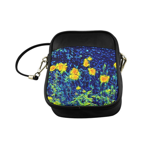 'Wild Poppies' Sling Bag (Model 1627)