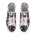 'Gothic Rose' (White Trim) Women's Canvas Plimsolls