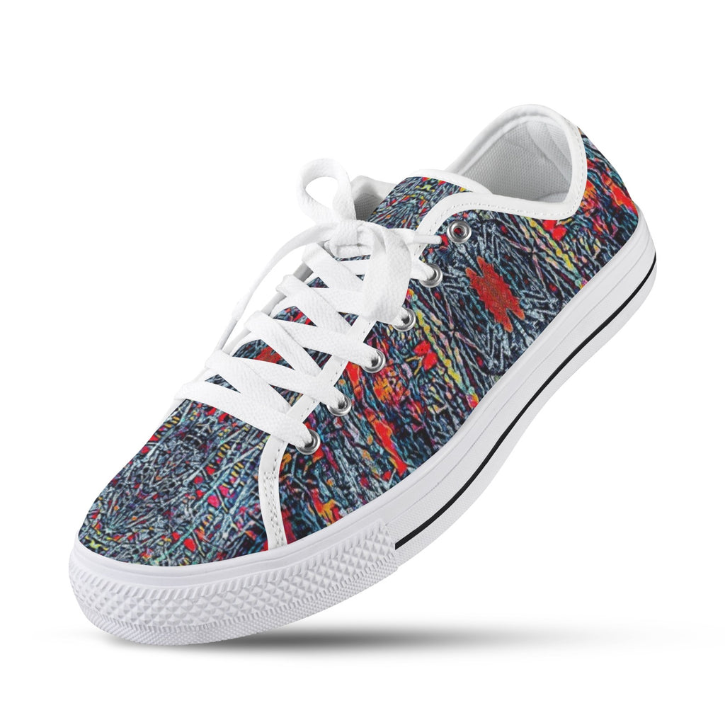'Graphite' (White Trim) Women's Canvas Plimsolls