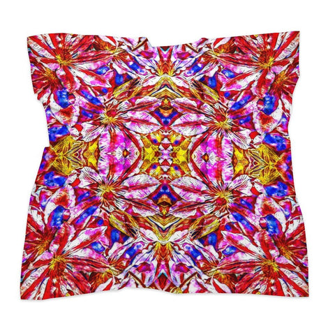 'Clematis' Poly Scarf Square
