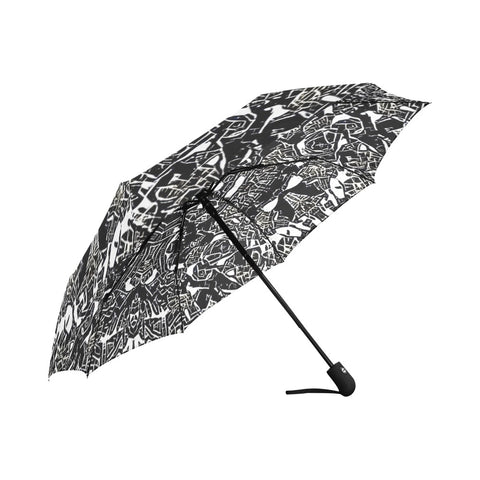 'Liquorice' Auto-Foldable Umbrella