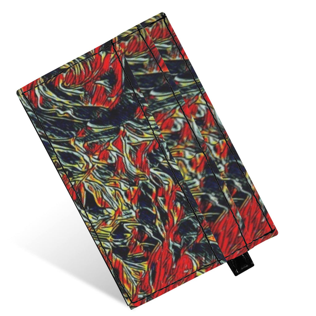 'Earthquake' Faux Leather Cardholder