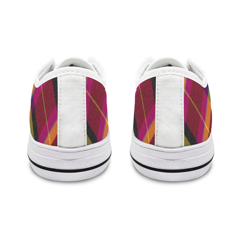 'Yorkshire Moorland' (Slant/White Trim) Women's Canvas Plimsolls