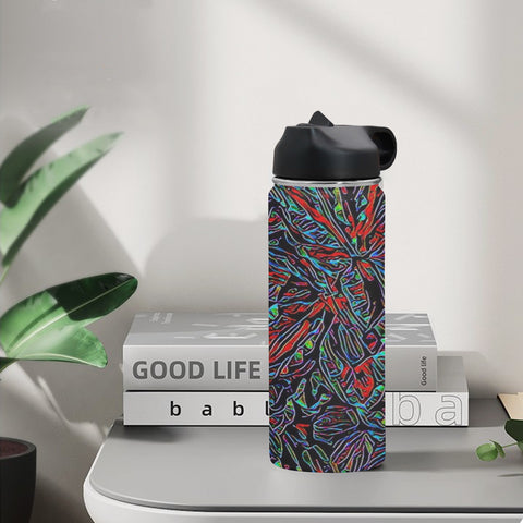 'Clematis Neon' Insulated Water Bottle