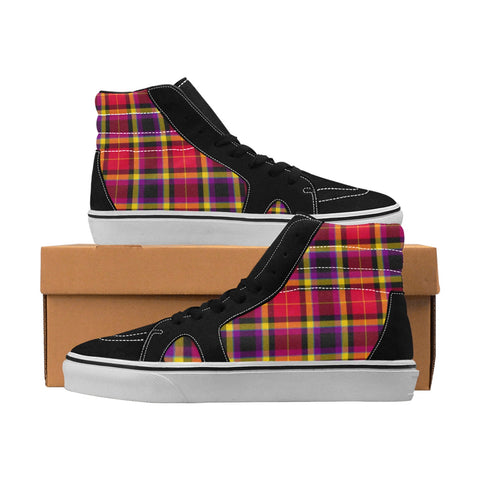 'Yorkshire Moorland' Men's High Top Skateboarding Shoes (Model E001-1)