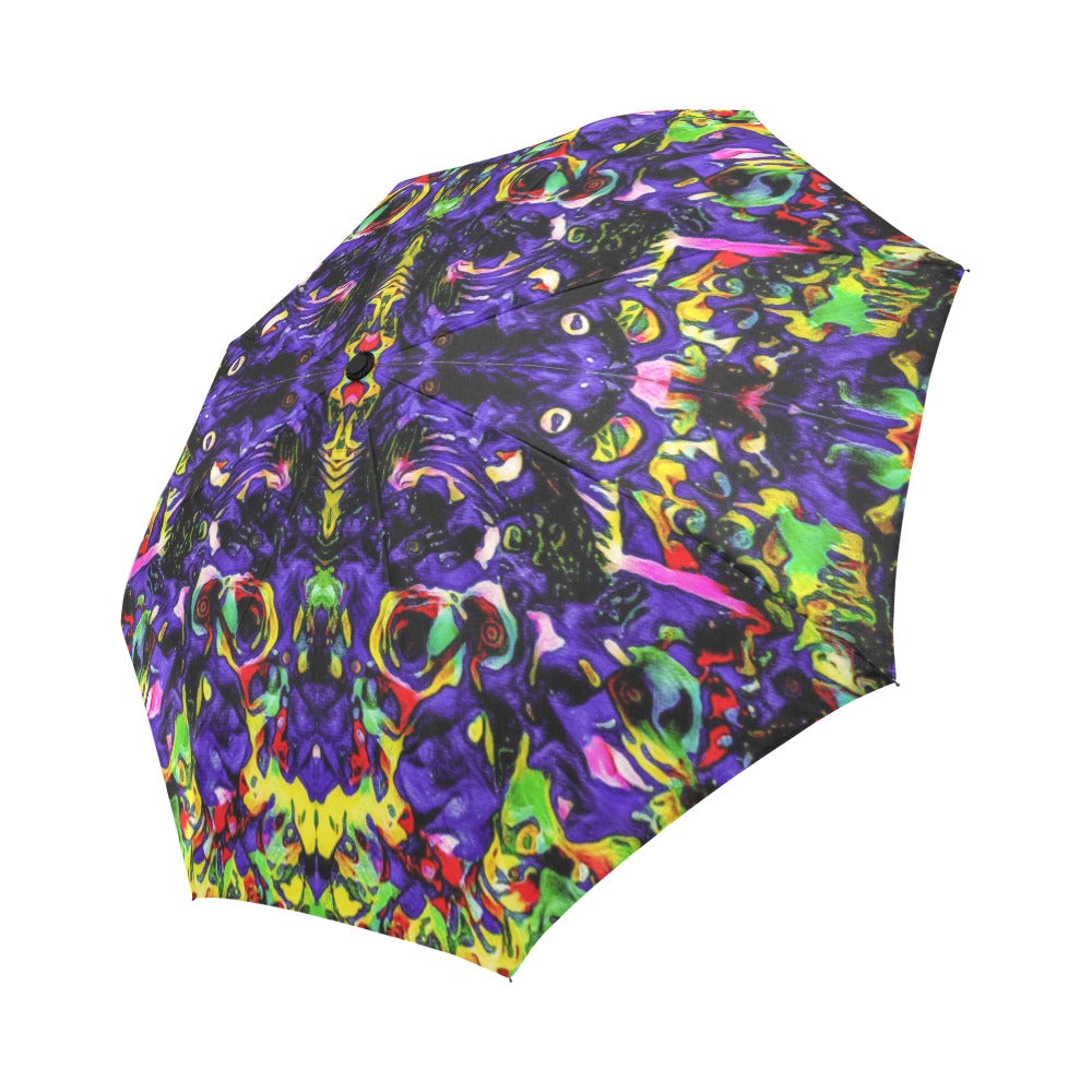 'Purple Haze' Auto-Foldable Umbrella