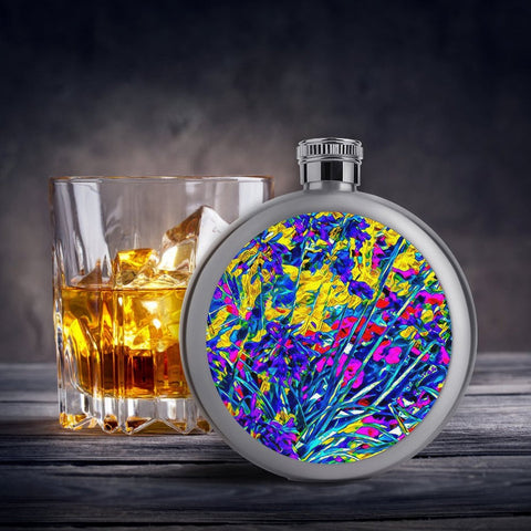 'Agapanthus' Hip Flask