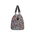 'Clematis Platinum' Nylon Duffle With Faux Leather Trim