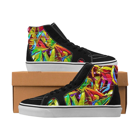 'Tropica' Men's High Top Skateboarding Shoes (Model E001-1)