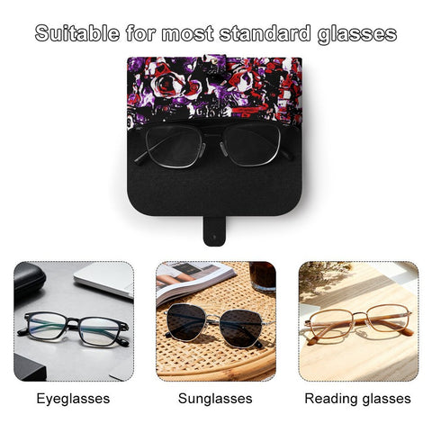 'Gothic Rose' Faux Leather Glasses Case
