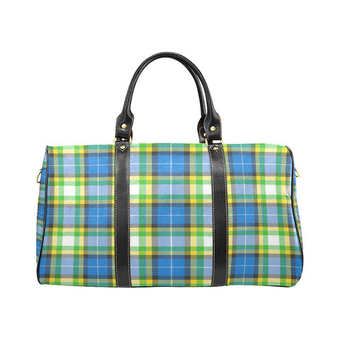 'Yorkshire Tartan' (Heritage) Nylon Duffle with Faux Leather Trim