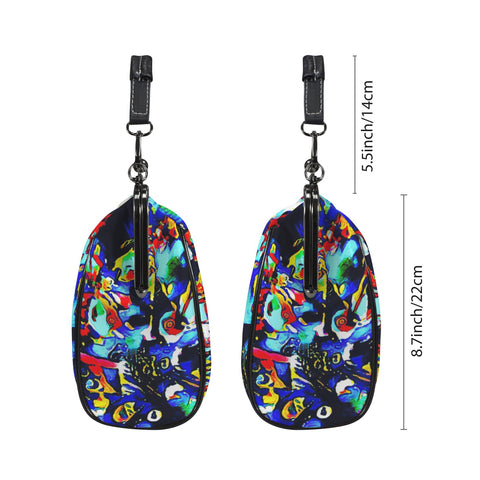 'Galaxa' Kisslock Crossbody Shoulder Bag