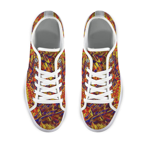 'Peony' (White) 'Seattle' Men's Trainers