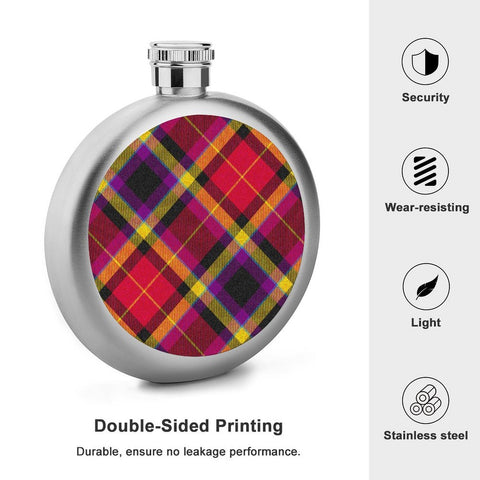 'Yorkshire Moorland' (Slant)  Hip Flask