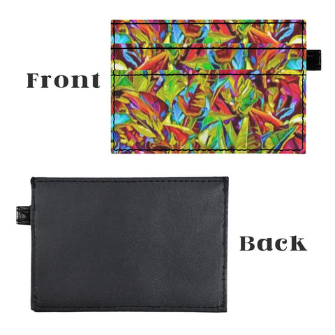 'Tropique' Faux Leather Cardholder