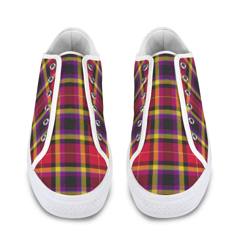 'Yorkshire Moorland' (White) Seattle Low Top Men's Shoes (Model 1013-6)