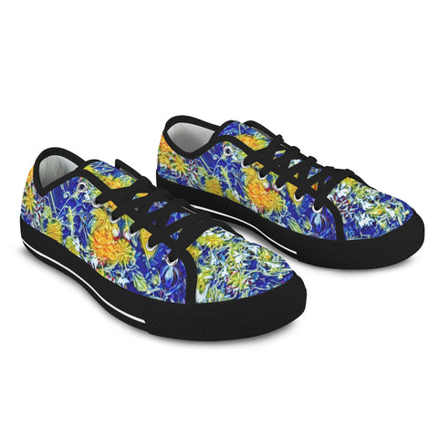'Summer Basket' (Black) 'Seattle' Men's Trainers