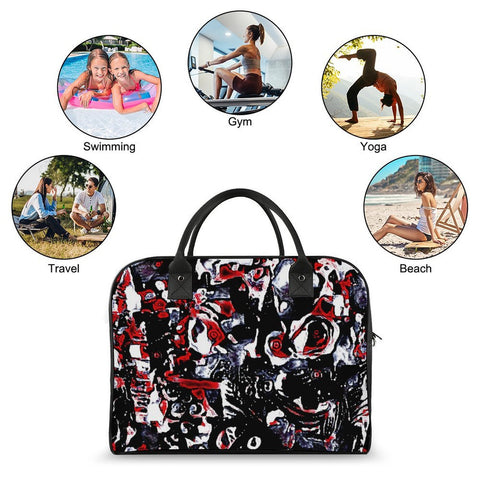 'Gothic Rose' Nylon Holdall
