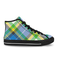 'Yorkshire Tartan' (Slant - Black Trim) Vancouver Canvas Boots