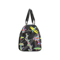 'Regenesis' (Black Edit) Nylon Duffle with Faux Leather Trim
