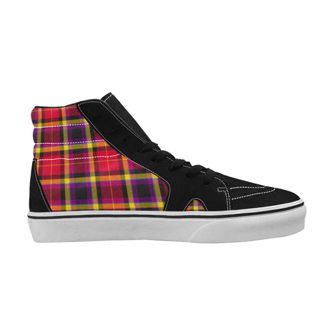 'Yorkshire Moorland' Men's High Top Skateboarding Shoes (Model E001-1)