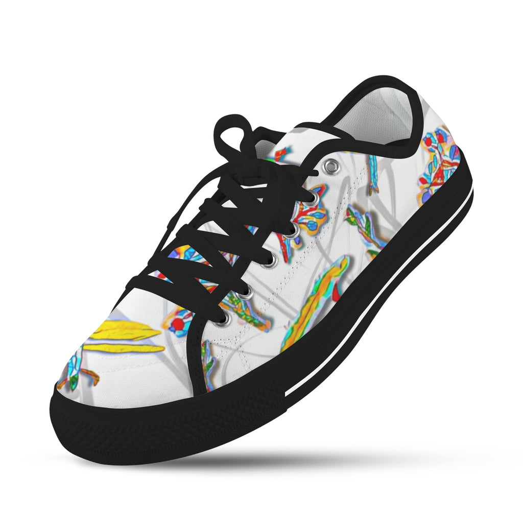 'Evolution' (White) Seattle Low Top Men's Shoes (Model 1013-6)