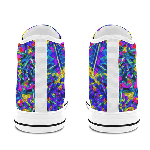 'Agapanthus' (White Trim) Vancouver Canvas Boots